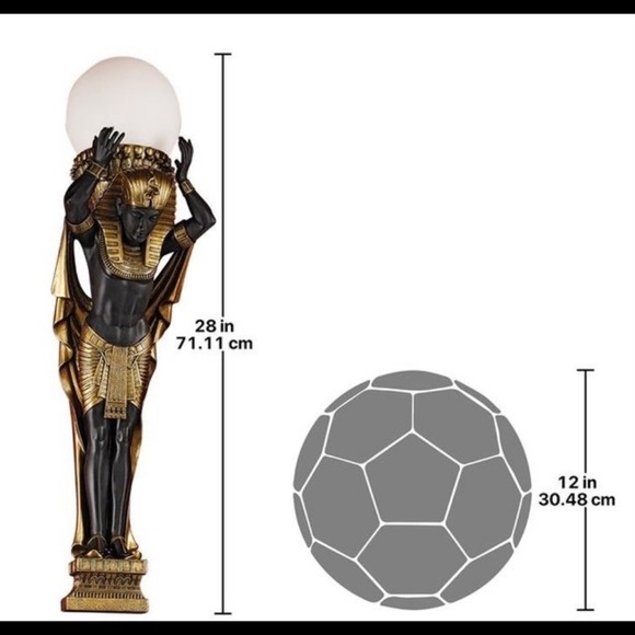 Male & Female Egyptian Sconce - Picture 8 of 9